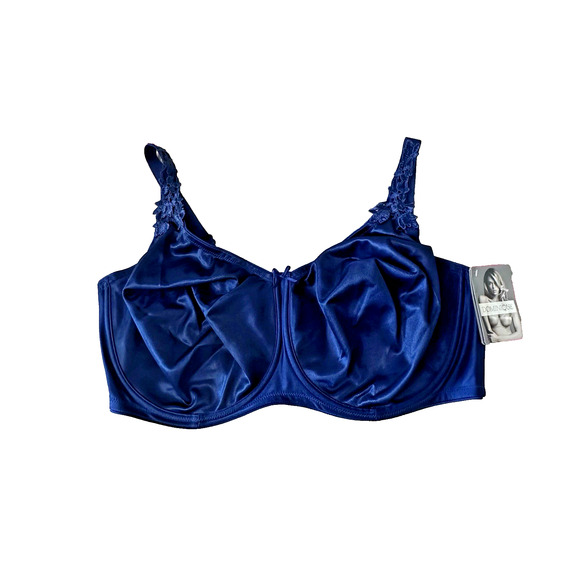 NWT Dominique Mystique Comfort Fit Seamless Minimizer Bra Size 42G Navy Blue - Picture 4 of 12